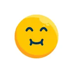 Emoticon Expression Face Smiley Yummy SVG Icon